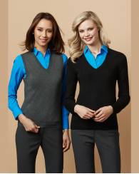 Ladies Vest, V-neck